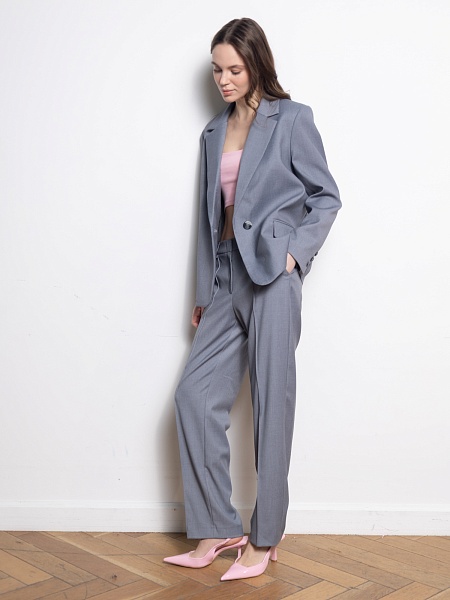 Брюки прямые со стрелками