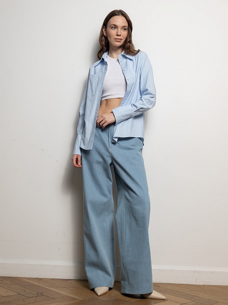 Рубашка из смесового хлопка