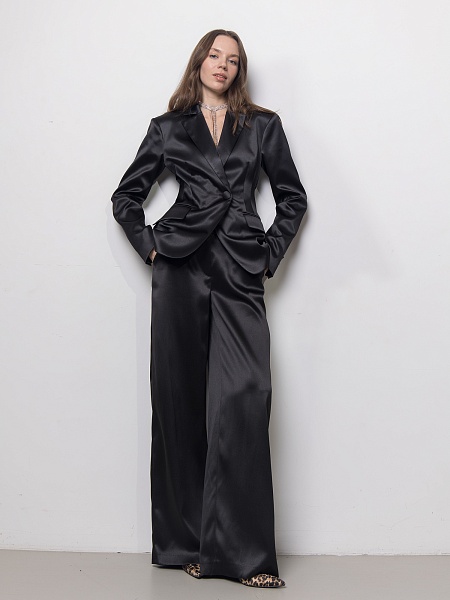 Брюки из атласа